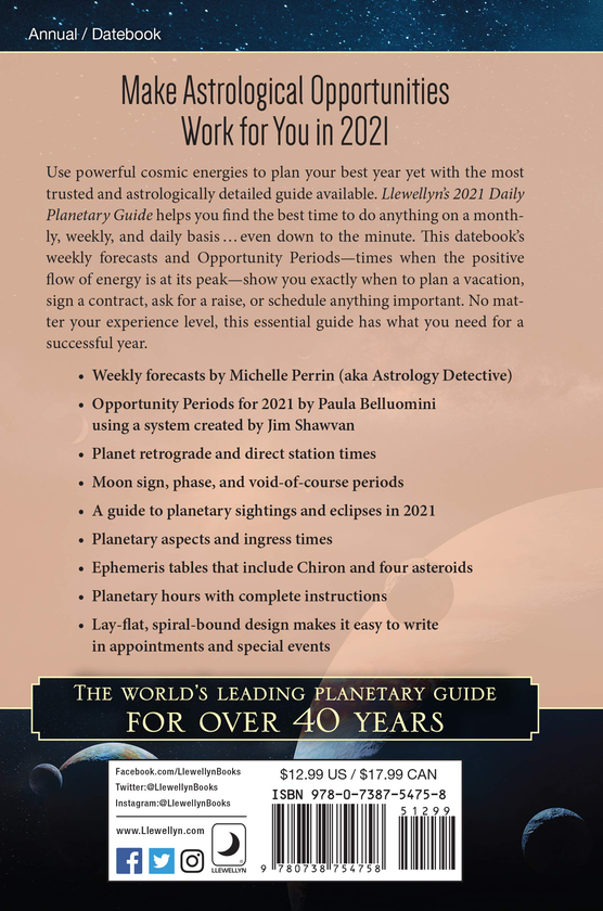 Паперова книга «Llewellyn's 2021 Daily Planetary» - фото №1