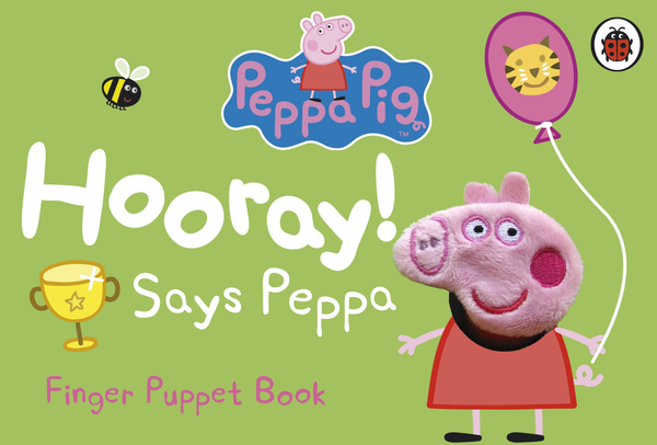 Бумажная книга «Peppa Pig: Hooray! Says Peppa Finger Puppet Book» - фото №1