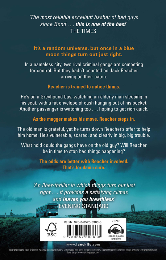 Бумажная книга «Blue Moon. Book 24», автор Ли Чайлд - фото №1