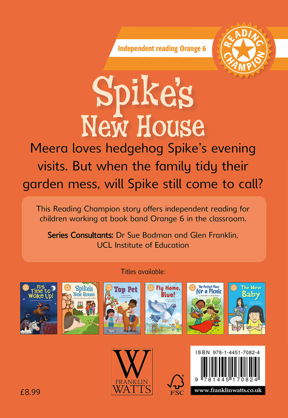 Паперова книга «Reading Champion: Spike's New House : Independent Reading Orange 6», автор Деміан Харві - фото №1