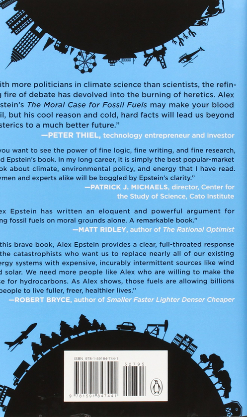 Паперова книга «The Moral Case for Fossil Fuels», автор Алекс Епштейн - фото №1