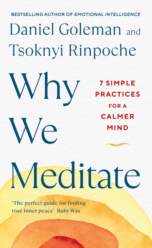 Бумажная книга «Why We Meditate», авторов Дэниел Гоулман, Цокньи Ринпоче - фото №1