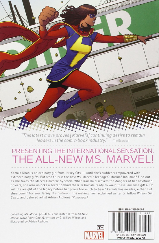 Бумажная книга «Ms. Marvel Volume 1. No Normal», автор Дж. Уиллоу Уилсон - фото №1