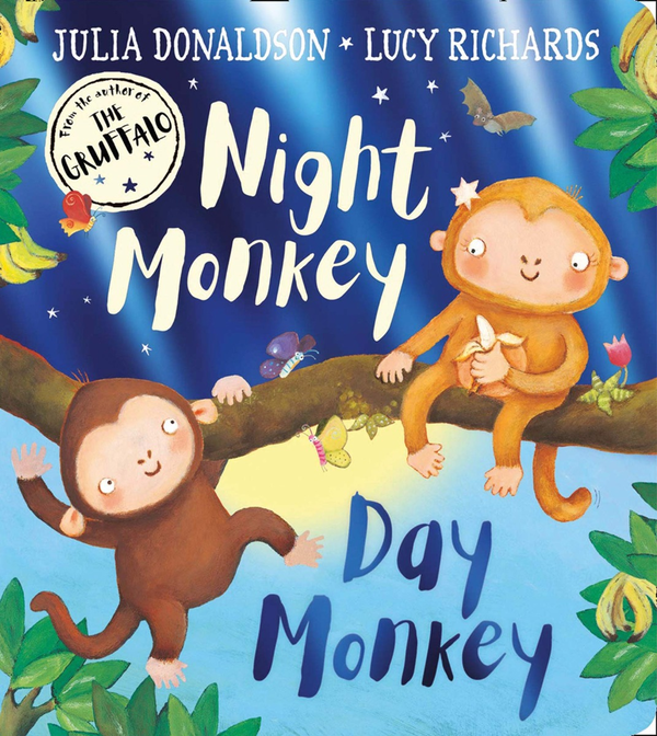 Паперова книга «Night Monkey, Day Monkey», автор Джулія Дональдсон - фото №1