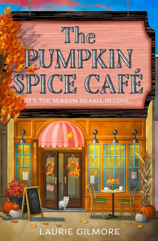 Паперова книга «The Pumpkin Spice Cafe and Coloring Book (set of 2 books)», автор Лорі Ґілмор - фото №1