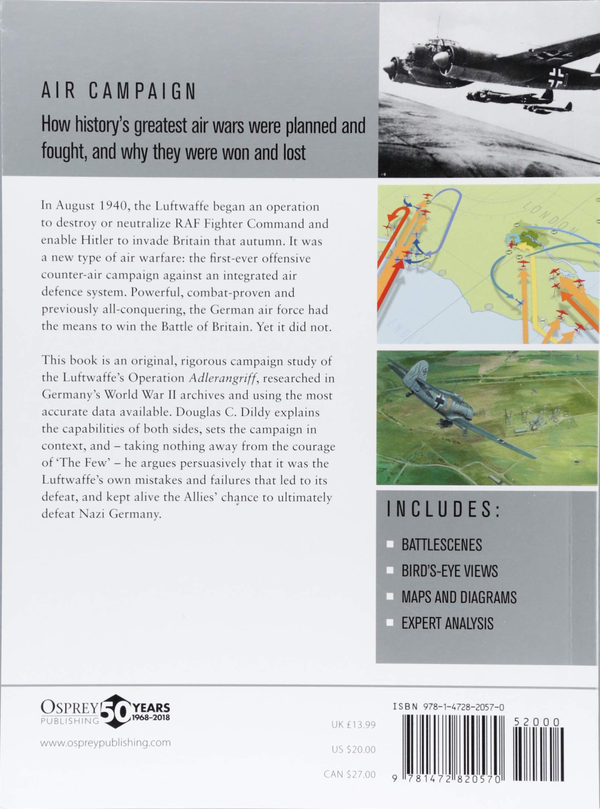 [object Object] «Battle of Britain 1940: The Luftwaffe’s ‘Eagle Attack’», автор Дуглас С. Дилди - фото №2 - миниатюра