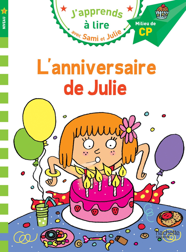 Бумажная книга «Sami et Julie CP Niveau 2 L'anniversaire de Julie», автор Léo Lamarche - фото №1