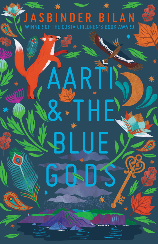 Паперова книга «Aarti & the Blue Gods», автор Джасбіндер Білан - фото №1