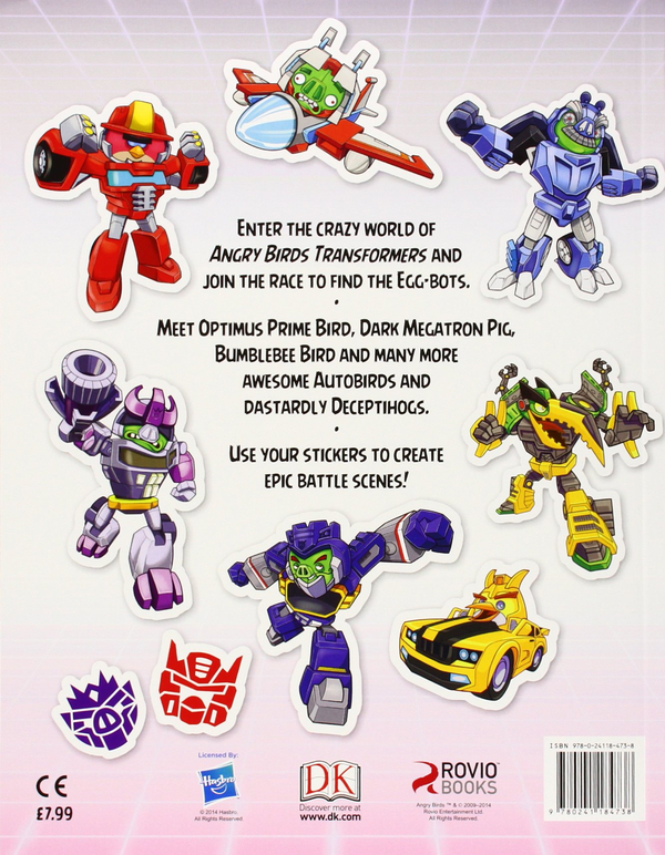 Паперова книга «Angry Birds Transformers Ultimate Sticker Collection» - фото №1