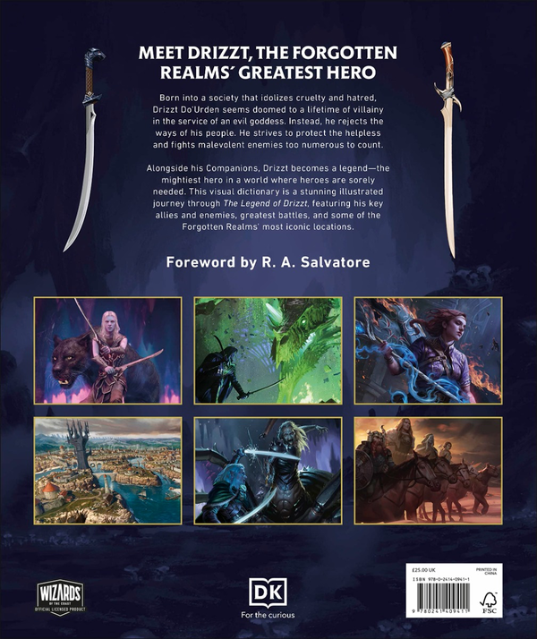 Паперова книга «Dungeons & Dragons The Legend of Drizzt Visual Dictionary» - фото №1