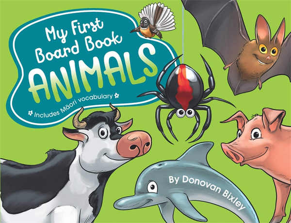 Паперова книга «My First Board Book. Animals», автор Донован Бікслі - фото №1