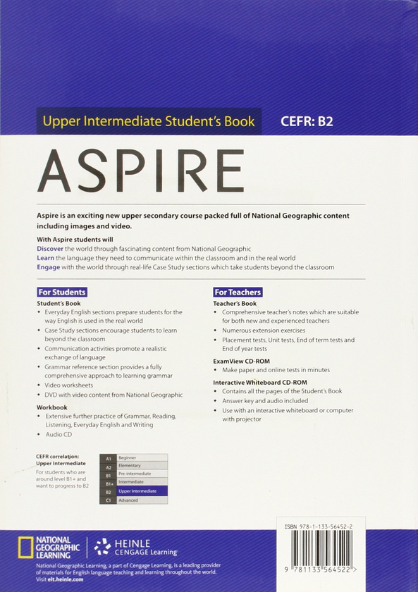 Бумажная книга «Aspire Upper-Intermediate (+DVD)», автор Роберт Кроссли - фото №1