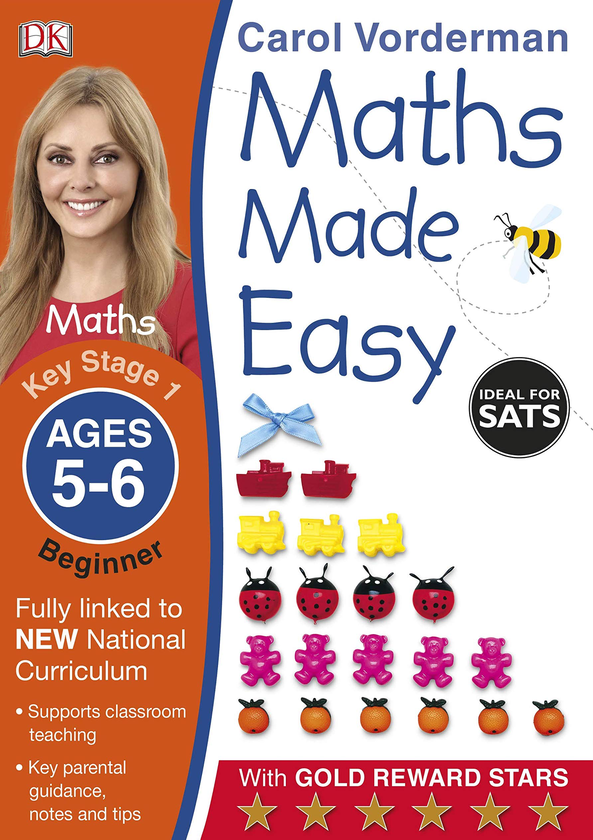 [object Object] «Maths Made Easy Ages 5-6 Key Stage 1 Beginner », автор Кэрол Вордерман - фото №1