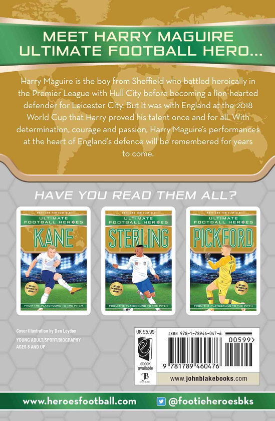 Бумажная книга «Maguire (Ultimate Football Heroes - International Edition) - includes the World Cup Journey!», автор Мэтт Олдфилд - фото №1