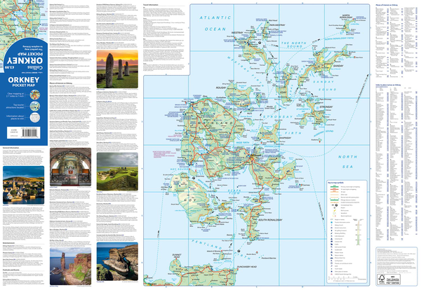Бумажная книга «Orkney Pocket Map. The Perfect Way to Explore Orkney» - фото №1