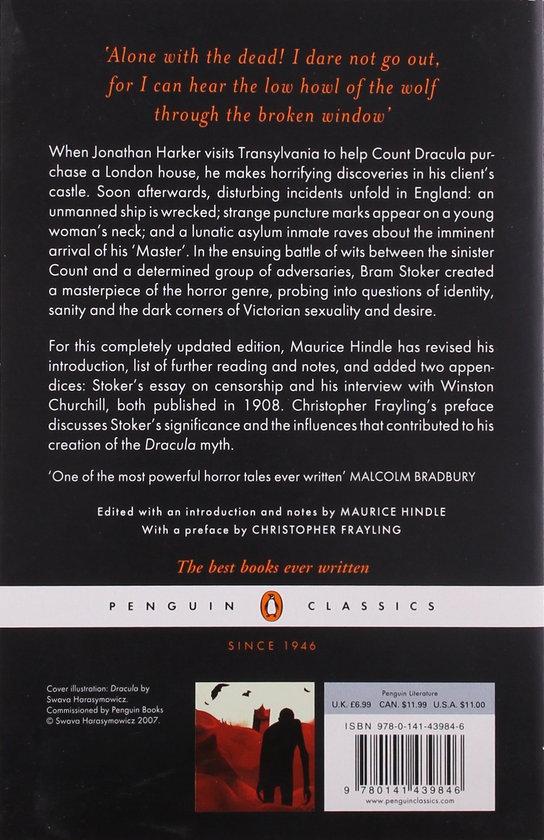 Паперова книга «Dracula», автор Брем Стокер - фото №1