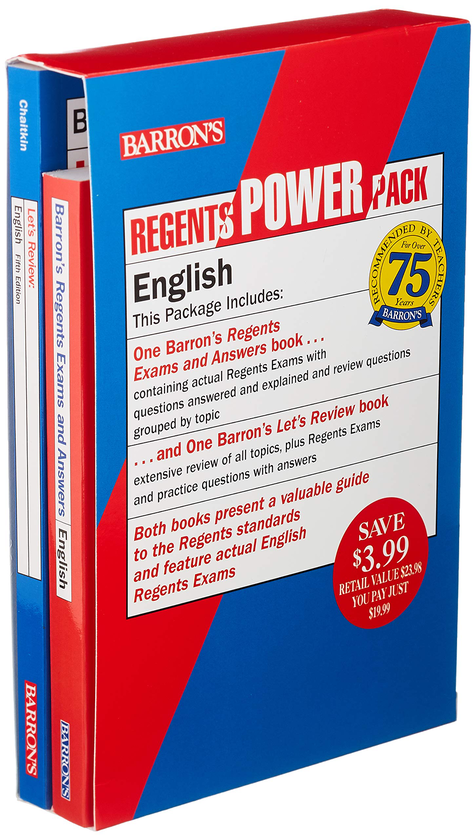 Бумажная книга «Regents English Power Pack : Let's Review English + Regents Exams and Answers: English», автор Кэрол Чайткин - фото №1