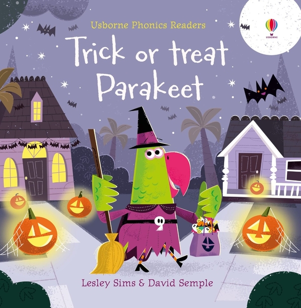 Паперова книга «Trick or Treat, Parakeet?», автор Леслі Сімс - фото №1
