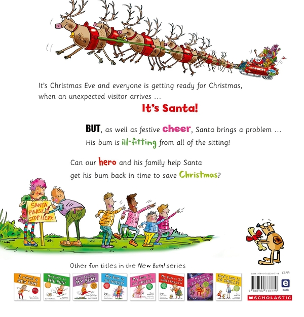 Бумажная книга «Santa Needs a New Bum!», автор Доун Макмиллан - фото №1