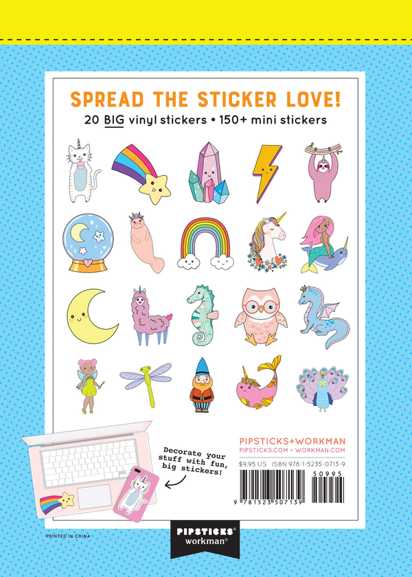 Бумажная книга «A Little Book of Big Magical Stickers» - фото №1