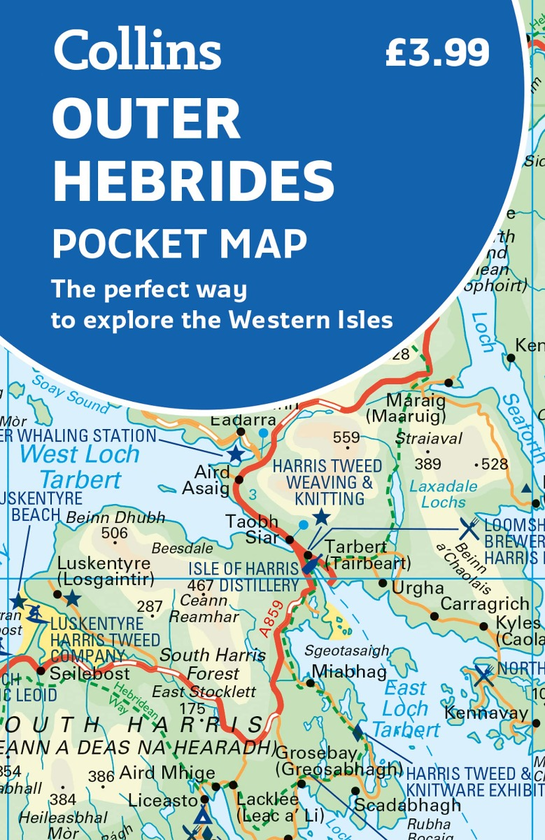 Бумажная книга «Outer Hebrides Pocket Map. The Perfect Way to Explore the Western Isles» - фото №1