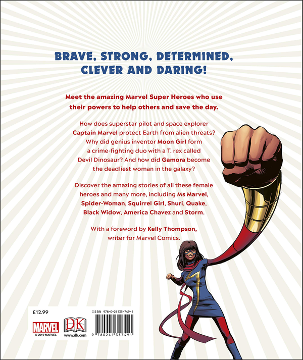Паперова книга «Marvel Fearless and Fantastic! Female Super Heroes Save the World», авторів Емма Грендж, Сем Маггс, Рут Амос - фото №1