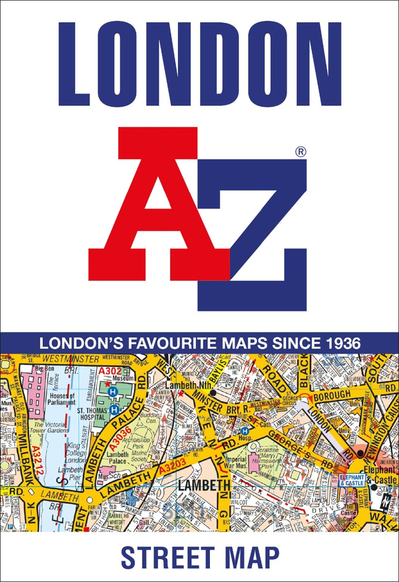 Бумажная книга «London A-Z Street Map» - фото №1