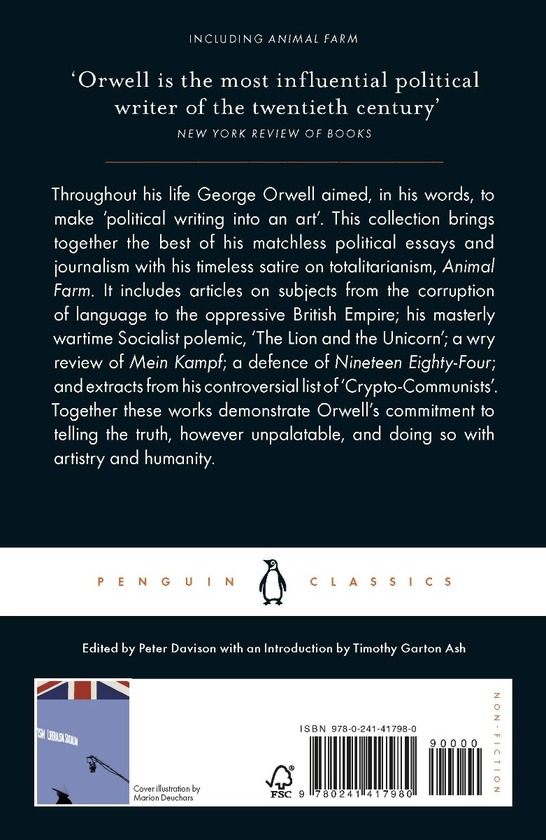 Бумажная книга «Orwell and Politics», автор Джордж Оруэлл - фото №1