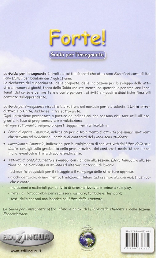 Бумажная книга «Forte! Guida Per L'Insegnante 1», автор Мадди Люсия - фото №1