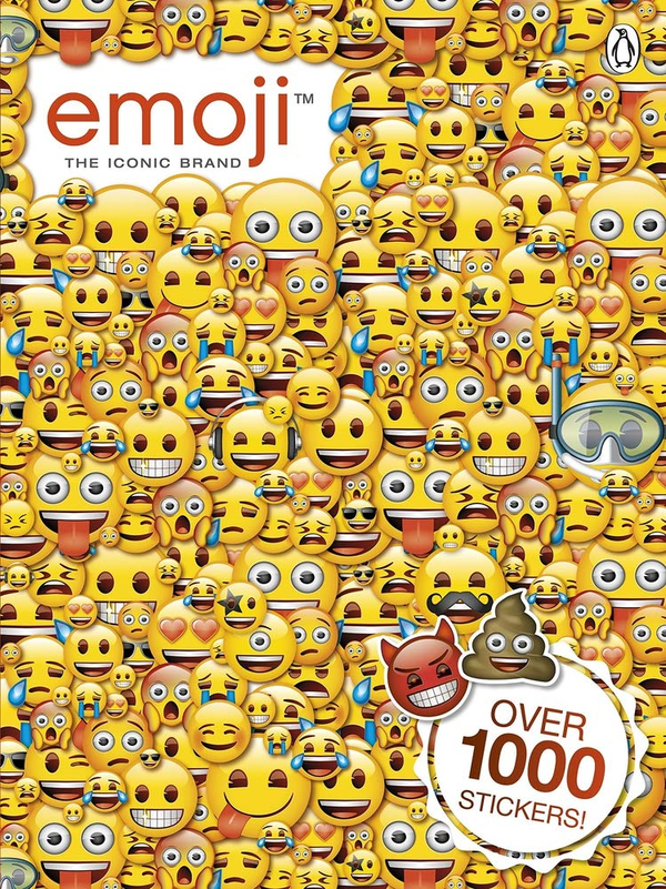 Бумажная книга «Emoji: Official Sticker Book» - фото №1
