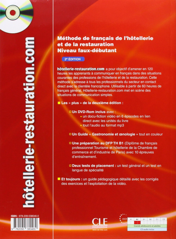 Паперова книга «Hotellerie-Restauration.Com. 2eme Edition: Livre De L'Eleve (+DVD)» - фото №1