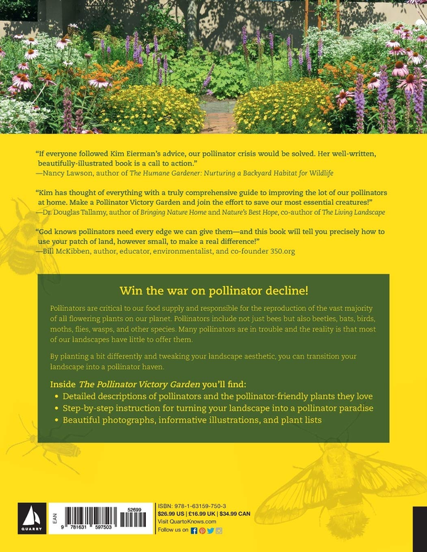 Паперова книга «The Pollinator Victory Garden», автор Кім Еєрман - фото №1