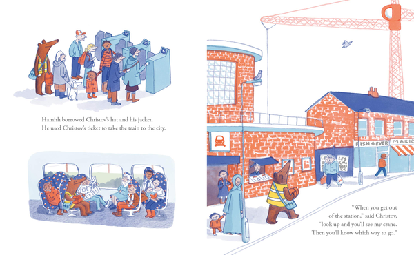 Паперова книга «Hamish Takes the Train», автор Дейзі Гьорст - фото №1