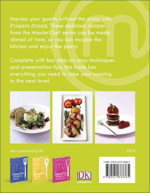 Бумажная книга «MasterChef Prepare Ahead» - фото №1