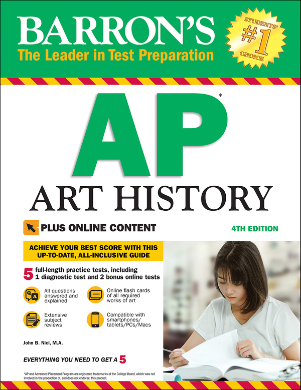 Бумажная книга « Barron's AP Art History with Online Tests», автор Джон Б. Ни - фото №1