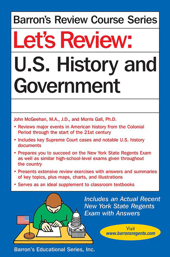 Бумажная книга «Let's Review U.S. History and Government», автор Джон Макгиан - фото №1