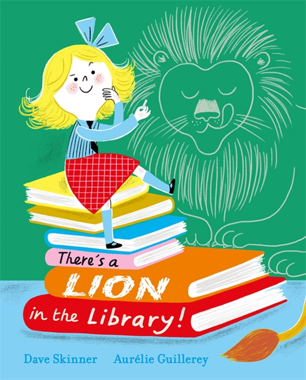 Бумажная книга «There's a Lion in the Library!», автор Дейв Скиннер - фото №1