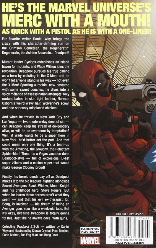 Бумажная книга «Deadpool by Daniel Way. The Complete Collection. Volume 2», автор Дэниел Уэй - фото №1