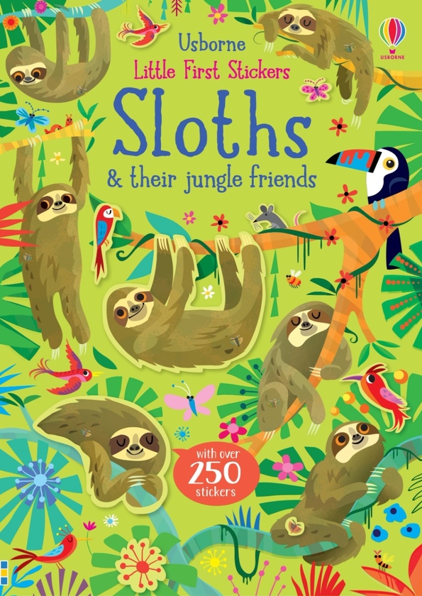 [object Object] «Little First Stickers Sloths», автор Кірстін Робсон - фото №1