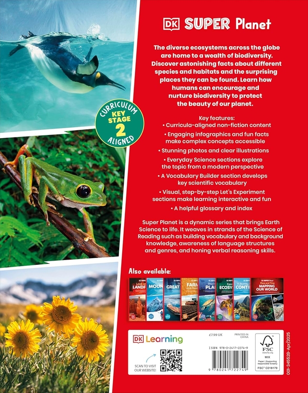 Паперова книга «DK Super Planet Beautiful Biodiversity», автор DK (Dorling Kindersley) - фото №1