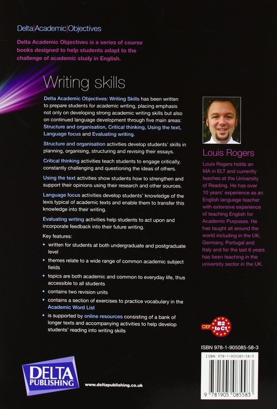 [object Object] «Delta Academic Objectives. Writing Skills Coursebook», автор Луї Роджерс - фото №2 - мініатюра