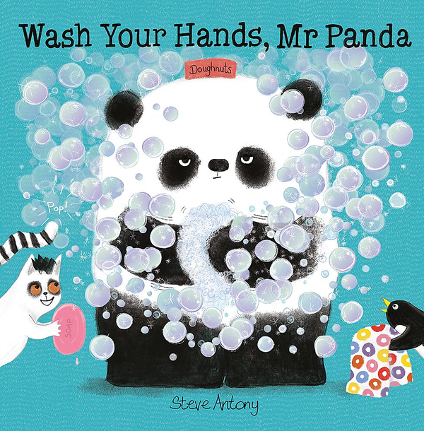 Бумажная книга «Wash Your Hands, Mr Panda», автор Стив Энтони - фото №1