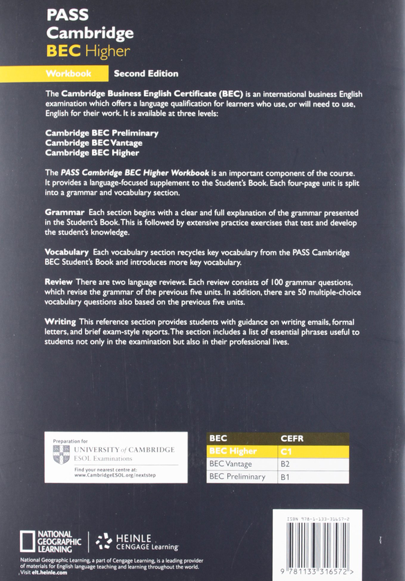[object Object] «Pass Cambridge Bec Higher: Workbook», автор Ян Вуд - фото №2 - мініатюра