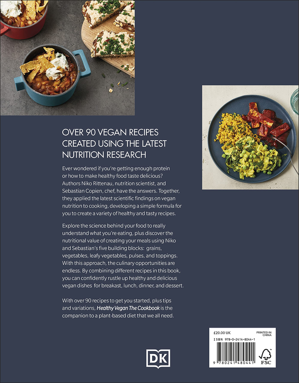 Паперова книга «Healthy Vegan», автор Ніко Риттенау - фото №1