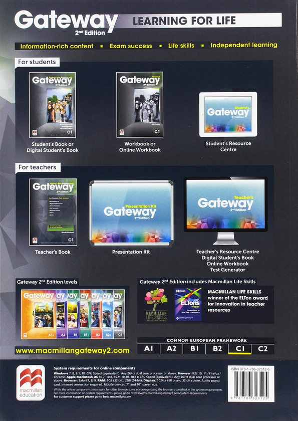 Бумажная книга «Gateway C1 Student's Book Premium Pack», автор Аманда Френч - фото №1