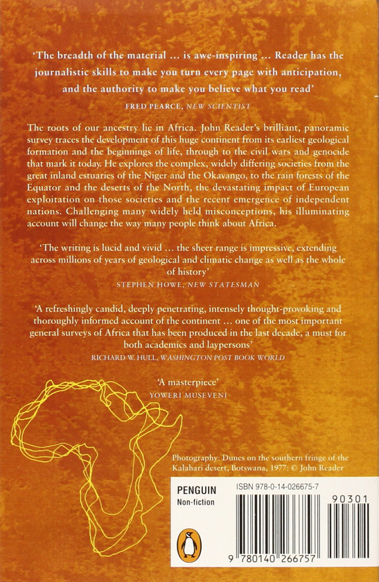 Бумажная книга «Africa. A Biography of the Continent», автор Джон Ридер - фото №1