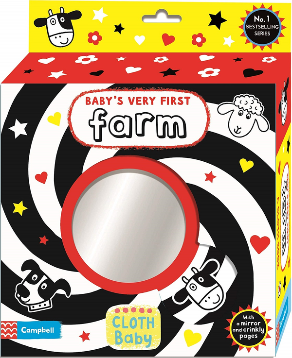 Бумажная книга «Baby's Very First Cloth Book: Farm» - фото №1