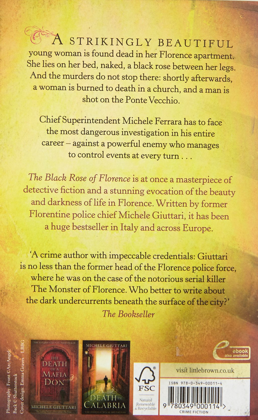 Бумажная книга «The Black Rose Of Florence», автор Мишель Джуттари - фото №1