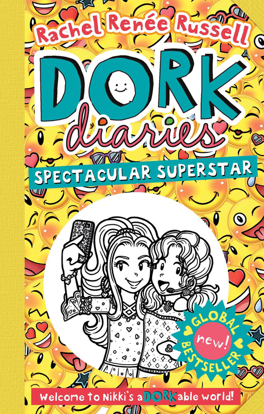 Паперова книга «Dork Diaries: Spectacular Superstar», автор Рейчел Рене Рассел - фото №1