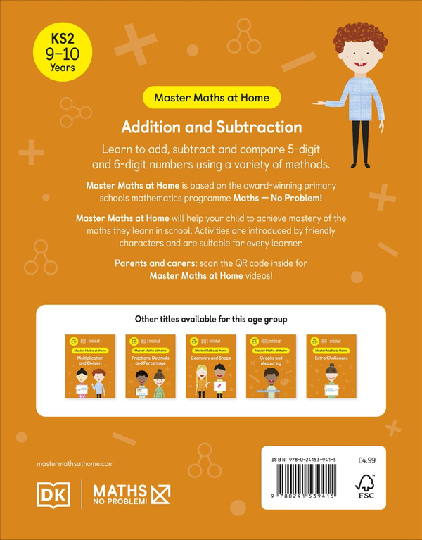 Бумажная книга «Addition and Subtraction. Ages 9-10 (Key Stage 2)» - фото №1